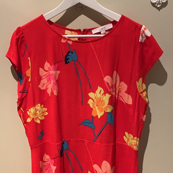 NWT Loft floral Maxi dress - Picture 2 of 5